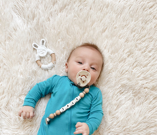 Personalized (Wood) || Pacifier Clip